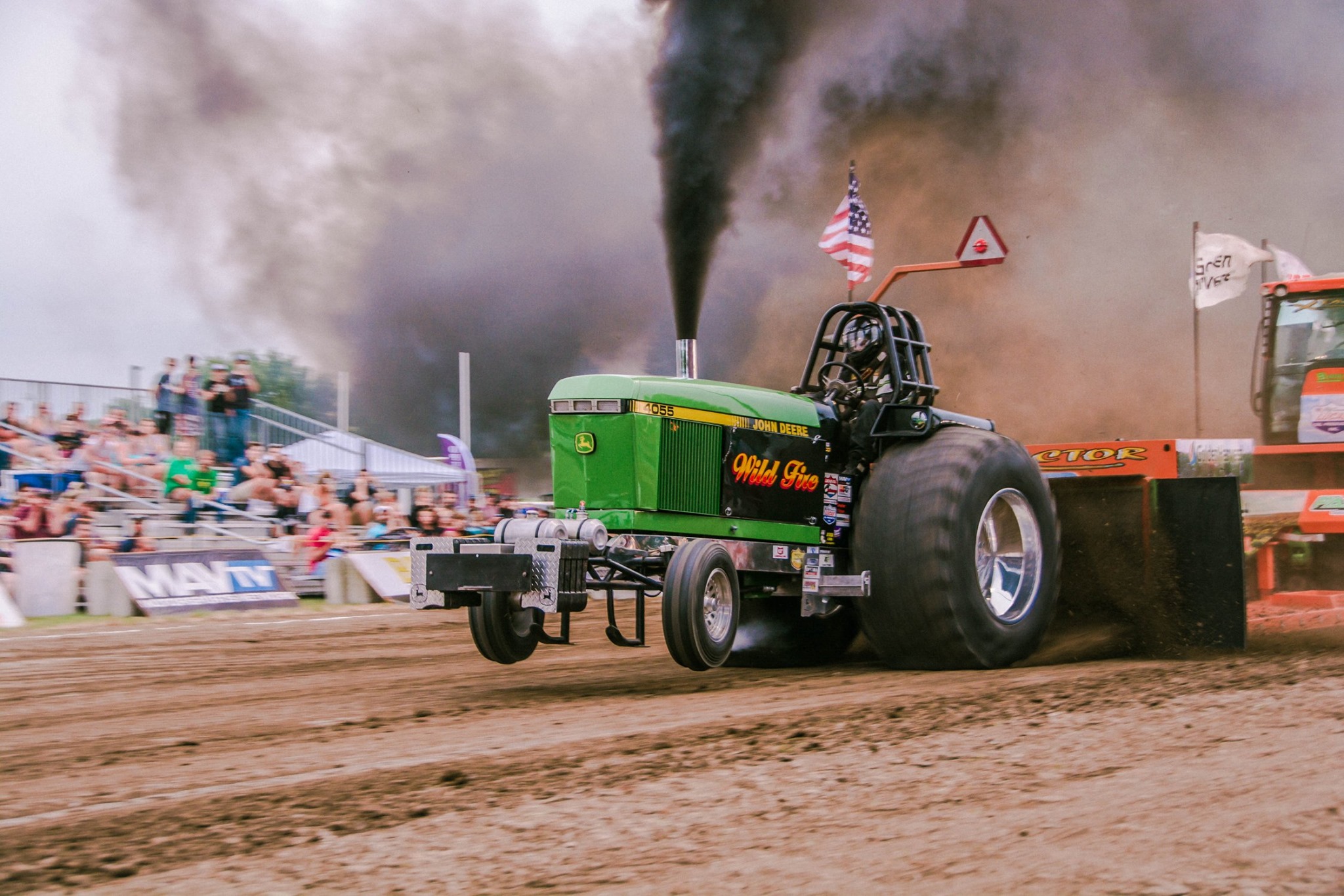 Wildfire at the Leigh NE tractor pull
